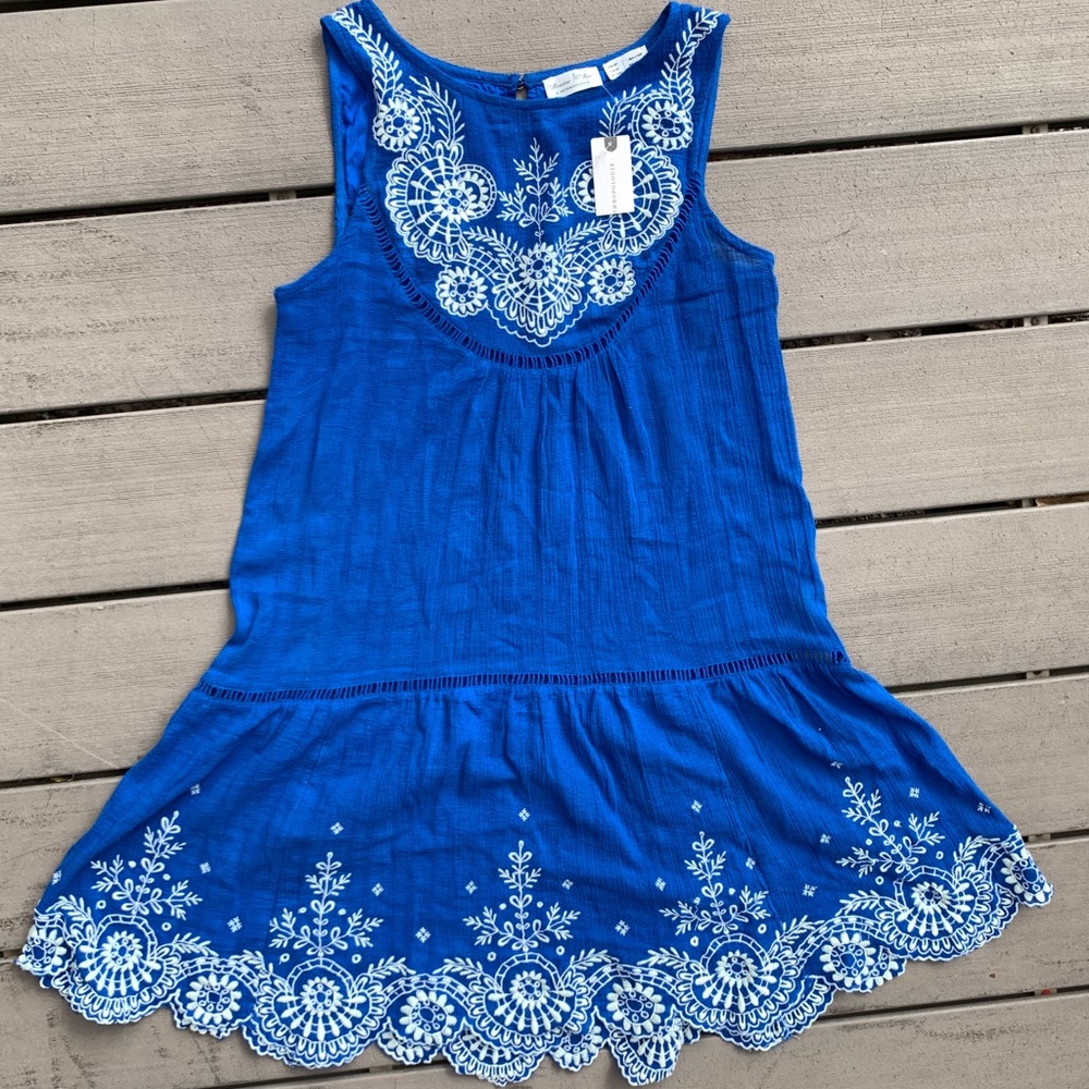 NWT Anthropologie Boho/Mini Prairie Slip Dress